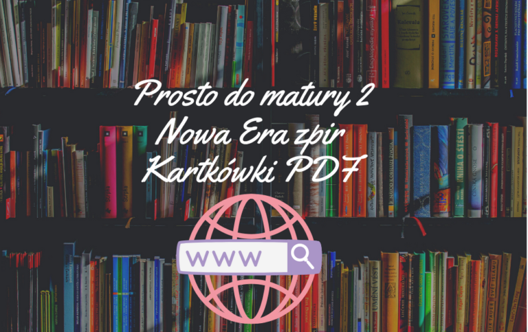Prosto do matury 2 Nowa Era zpir Kartkówki PDF - Odpowiedzinasprawdziany.pl