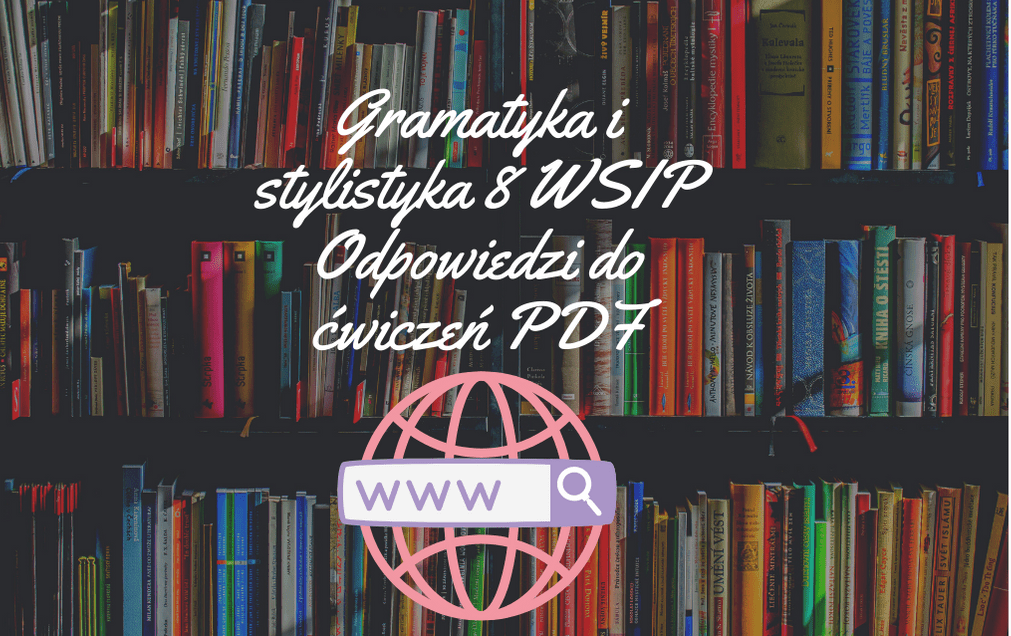 Gramatyka i stylistyka 8 WSIP Odpowiedzi do ćwiczeń PDF
