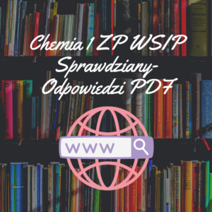 Chemia 1 ZP WSIP Sprawdziany-Odpowiedzi PDF