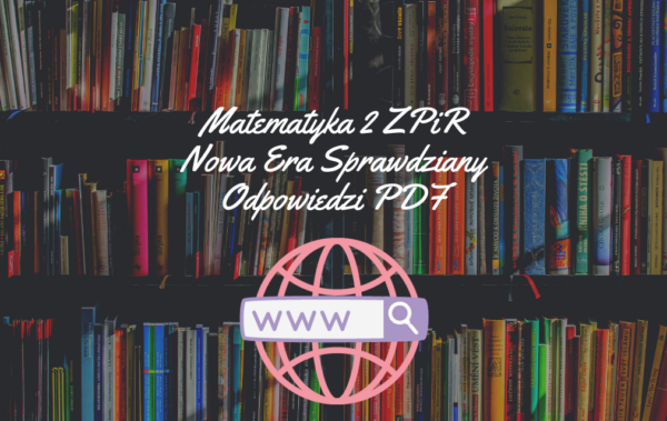 Matematyka 2 ZPiR Nowa Era Sprawdziany Odpowiedzi PDF